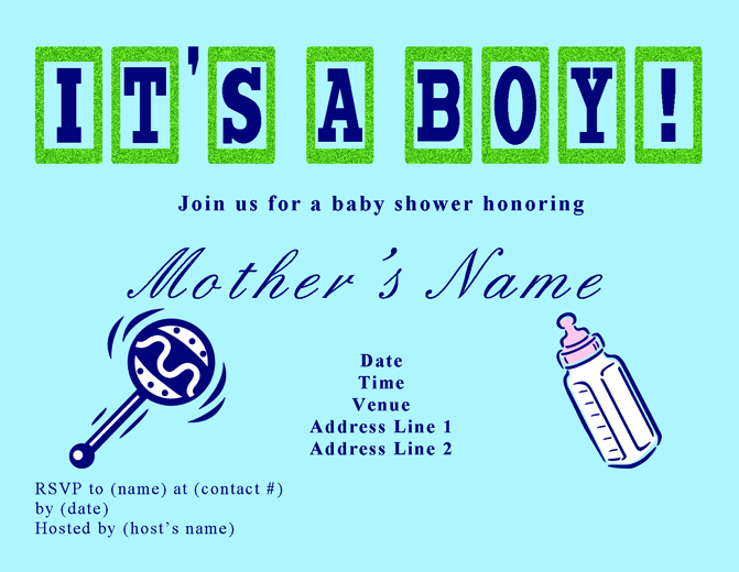 Baby Shower Invitation