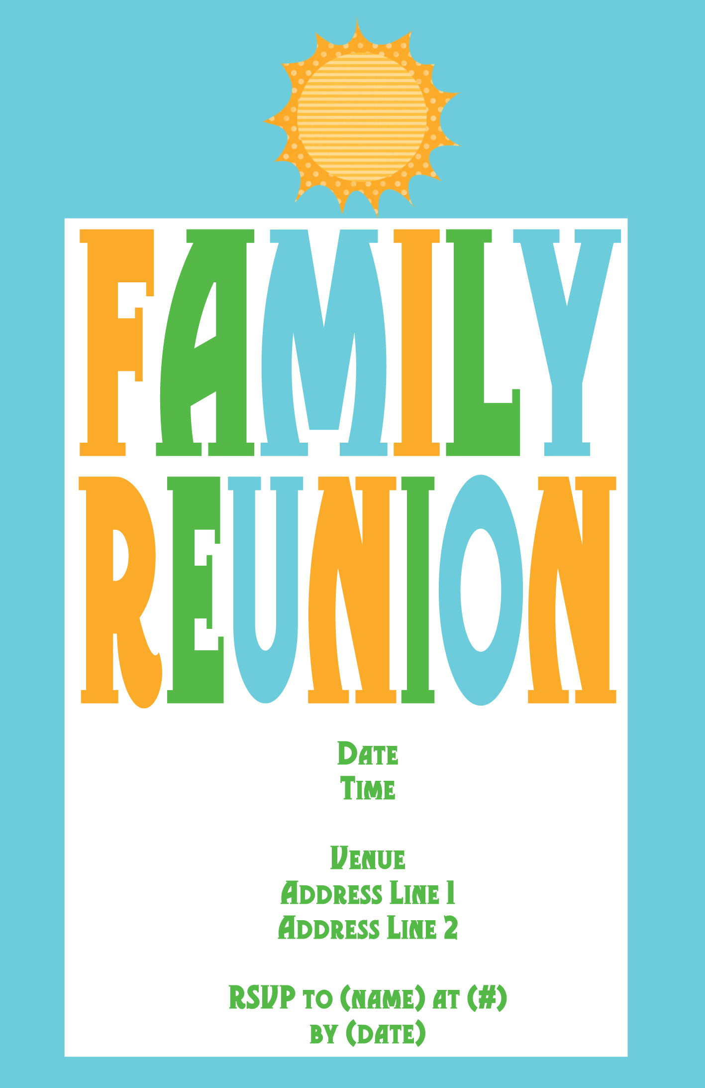 Family Reunion Invitation