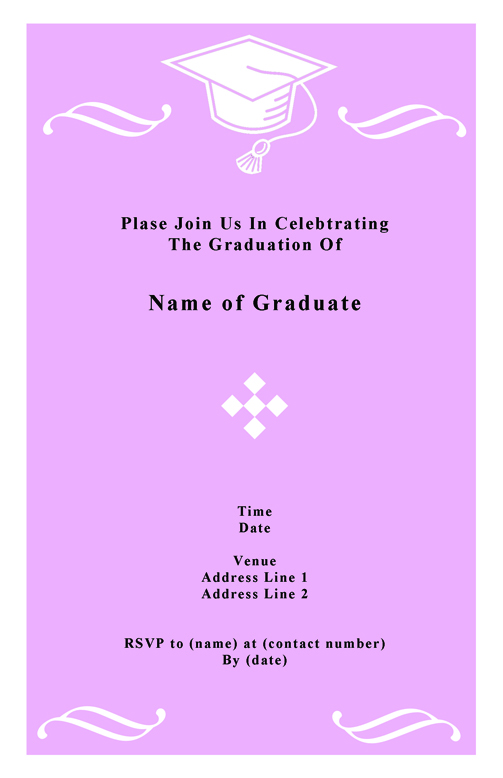 Graduation Party Invitation