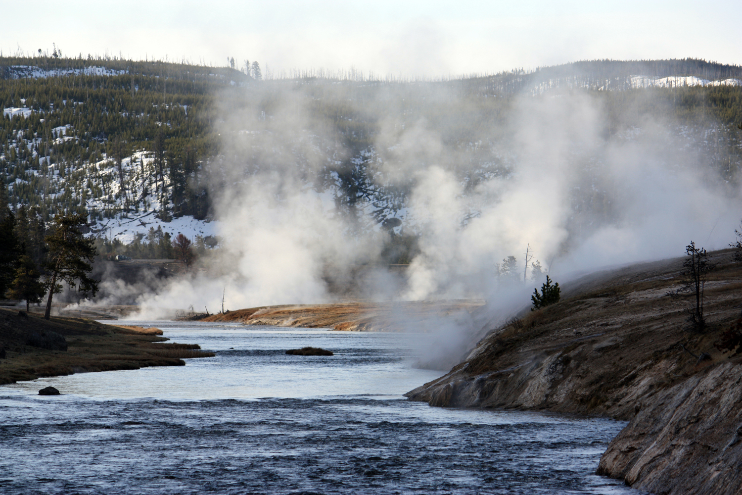 A Hot Spring River