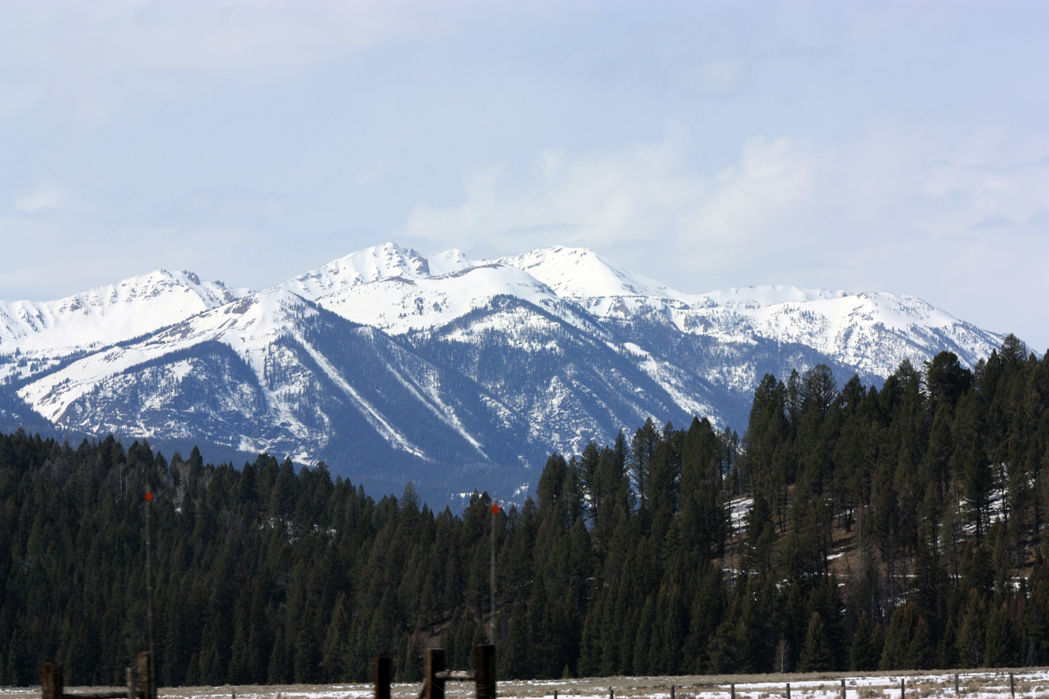 Snow Covered Mountains